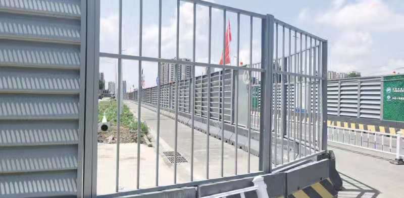 雷鸣镇装配式百叶钢构围挡（合肥市政围挡）